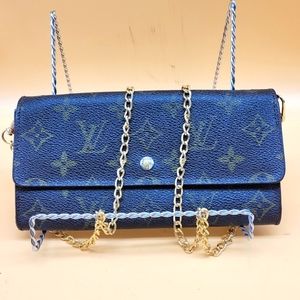 Authentic Louis Vuitton Monogram Wallet on Chain